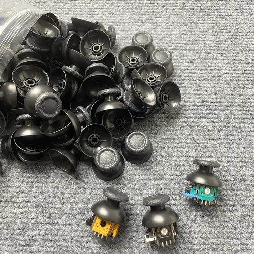 Imagen 2 del producto 10-100 Uds para PS4 PS5 cubierta analógica 3D Shell Thumb Stick Joystick tapa de seta para Sony PlayStation 4 controlador PS4