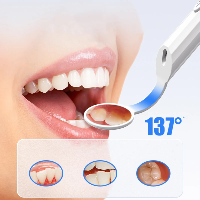 Anti Fog Led Light Dental Mouth Dental Mirror Dentist Oral Checking Portable Reusable Care Hygiene Clean Instrument Bright Tooth