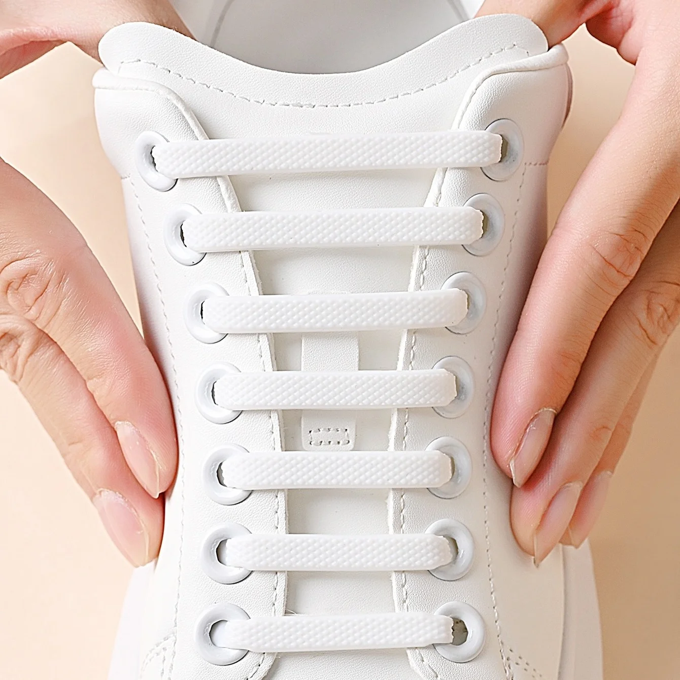 1 Pair Quick Release Elastic Shoelaces Black White Gray for Running Shoes Casual Sneakers Comfortable Durable Washable