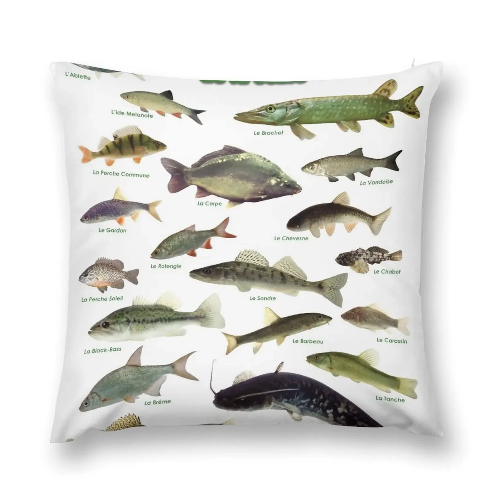 Fish of the Seine Throw Pillow Christmas Covers For Cushions Luxury Living Room Decorative Cushions sleeping pillows pillow