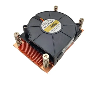 

Coolserve1U Ultra-thin AMD AM4 AM5 All Copper Heat Sink 4-wire Dual Ball Fan