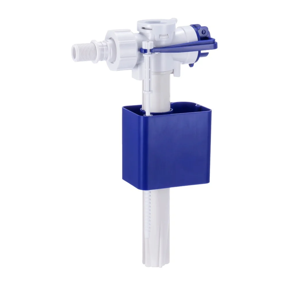 Quiet Toilet Valve Side Mount Fill Valve High-strength Engineered Plastic Minimizes Refill Noise Customizable Water Level