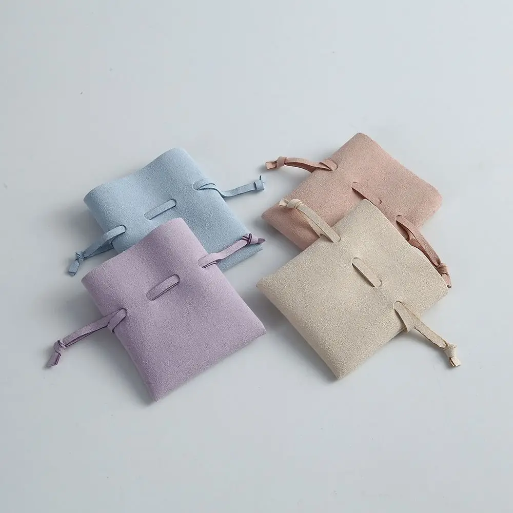 Multi Colors Storage Velvet Bags New Small Microfiber Drawstring Bag Packaging Pouches Wedding