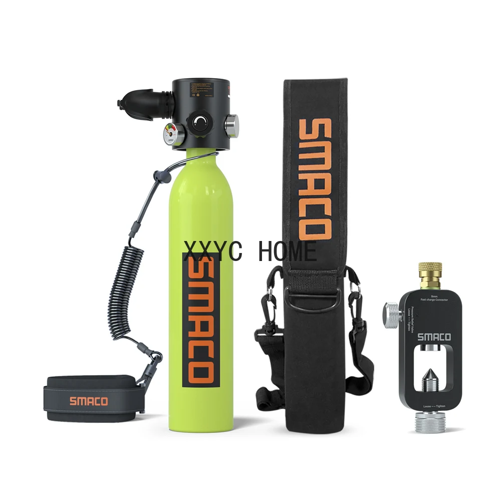 S500 Scuba Diving Cylinder Oxygen Tank Set Mini Scuba Tank Diving Equipment Snorkeling Underwater Breathe