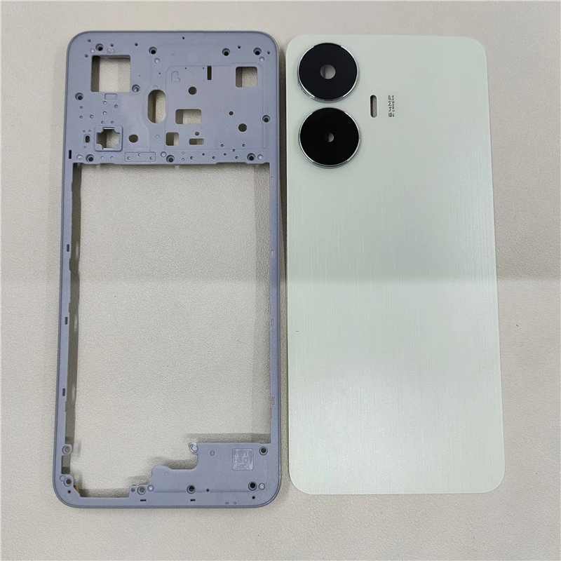 Full Housing for Realme C55 Back Cover+Middle Frame+Side Key+Camera Glass Lens