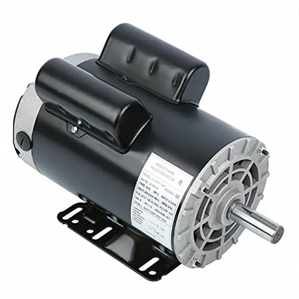 5HP Single Phase 3600 RPM Air Compressor Electric Motor 208-230V 7/8