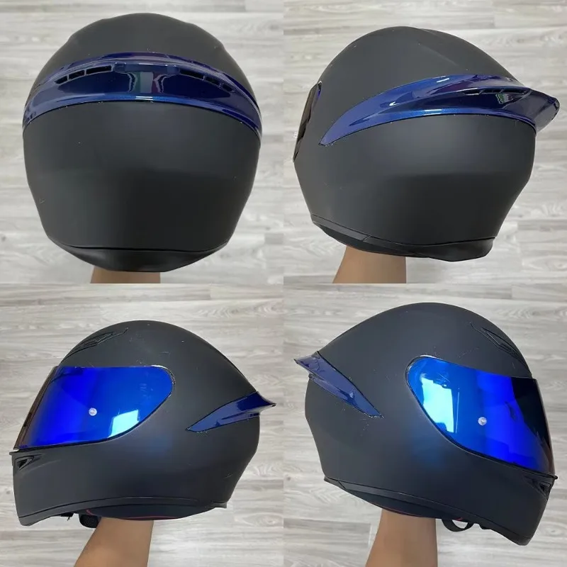 Helmet Spoiler for AGV K1 K6 Motorcycle Casque Replacement Spoiler Enhanced Stability Durable Material Safe Riding Design