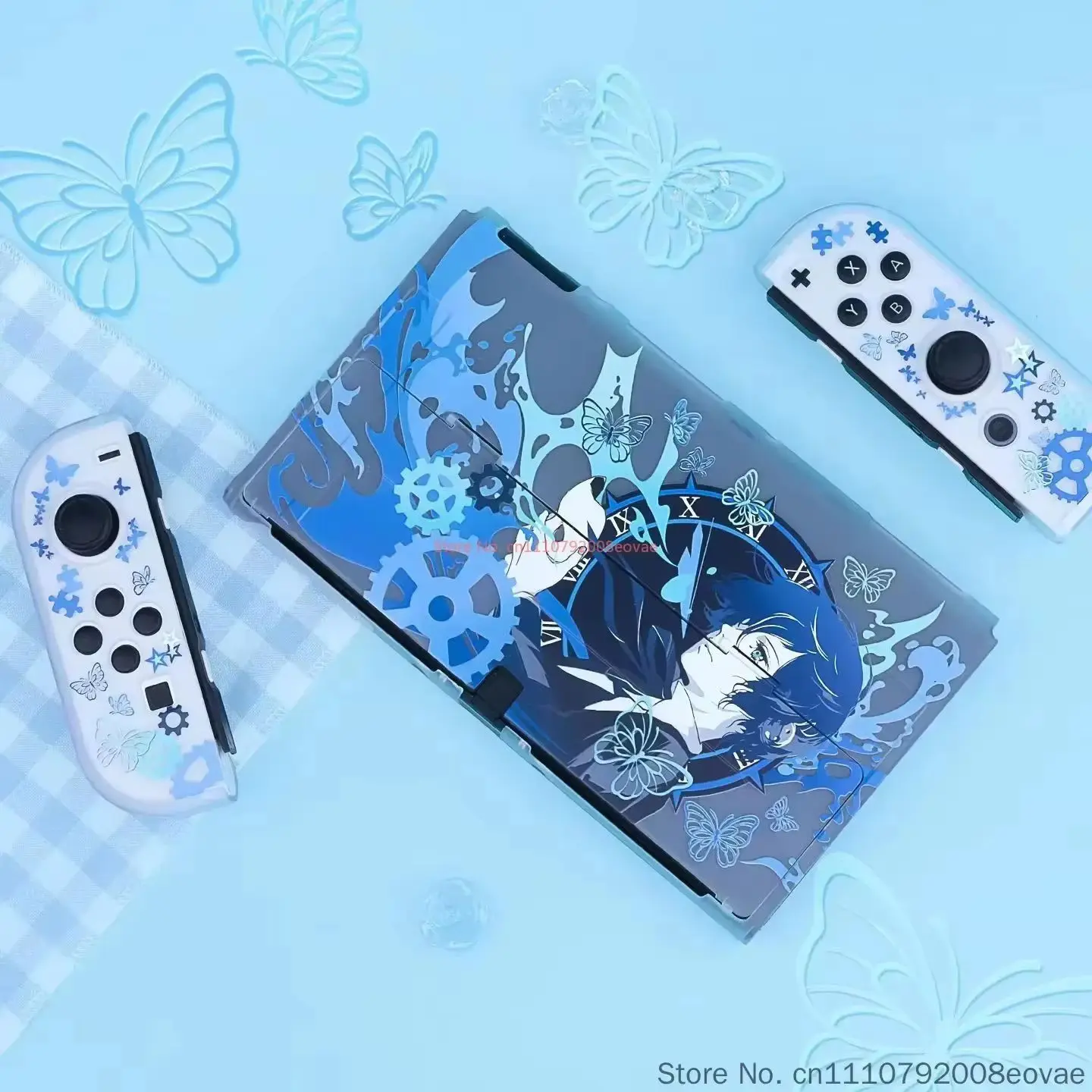 Makoto Yuki Hard Protective Case Semi Transparent Persona 3 Pattern Compatible With Switch 2 Oled Lite Game Console Cover view 5