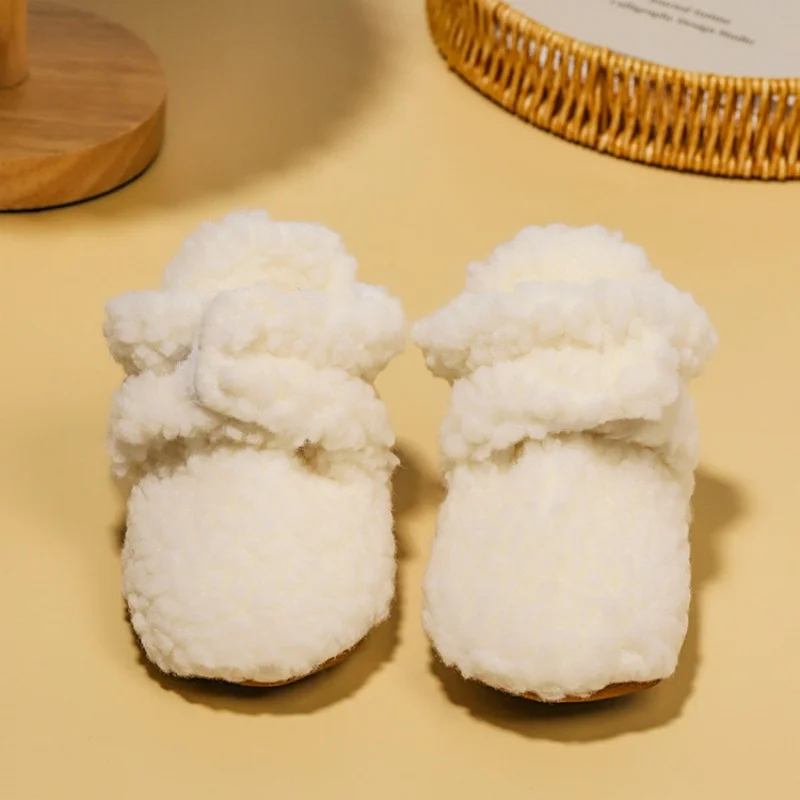Popular walking shoes for 0-1 year old babies, baby cotton shoes, children's shoes that don't fall off, baby shoes