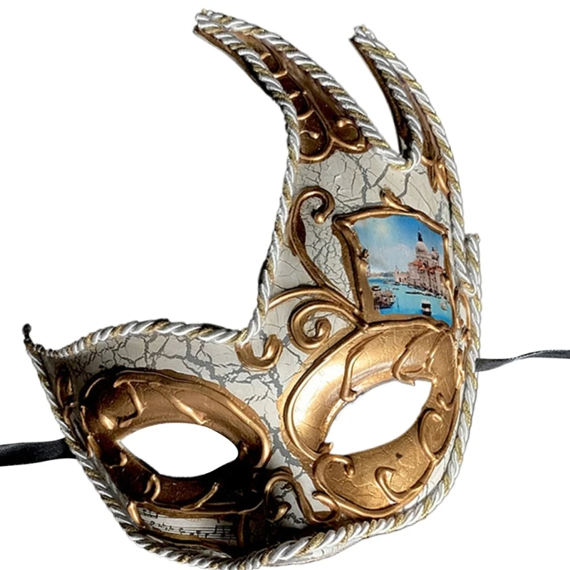 Masquerade Half Face Mask for Carnivals Halloween Masquerade Party Proms Women