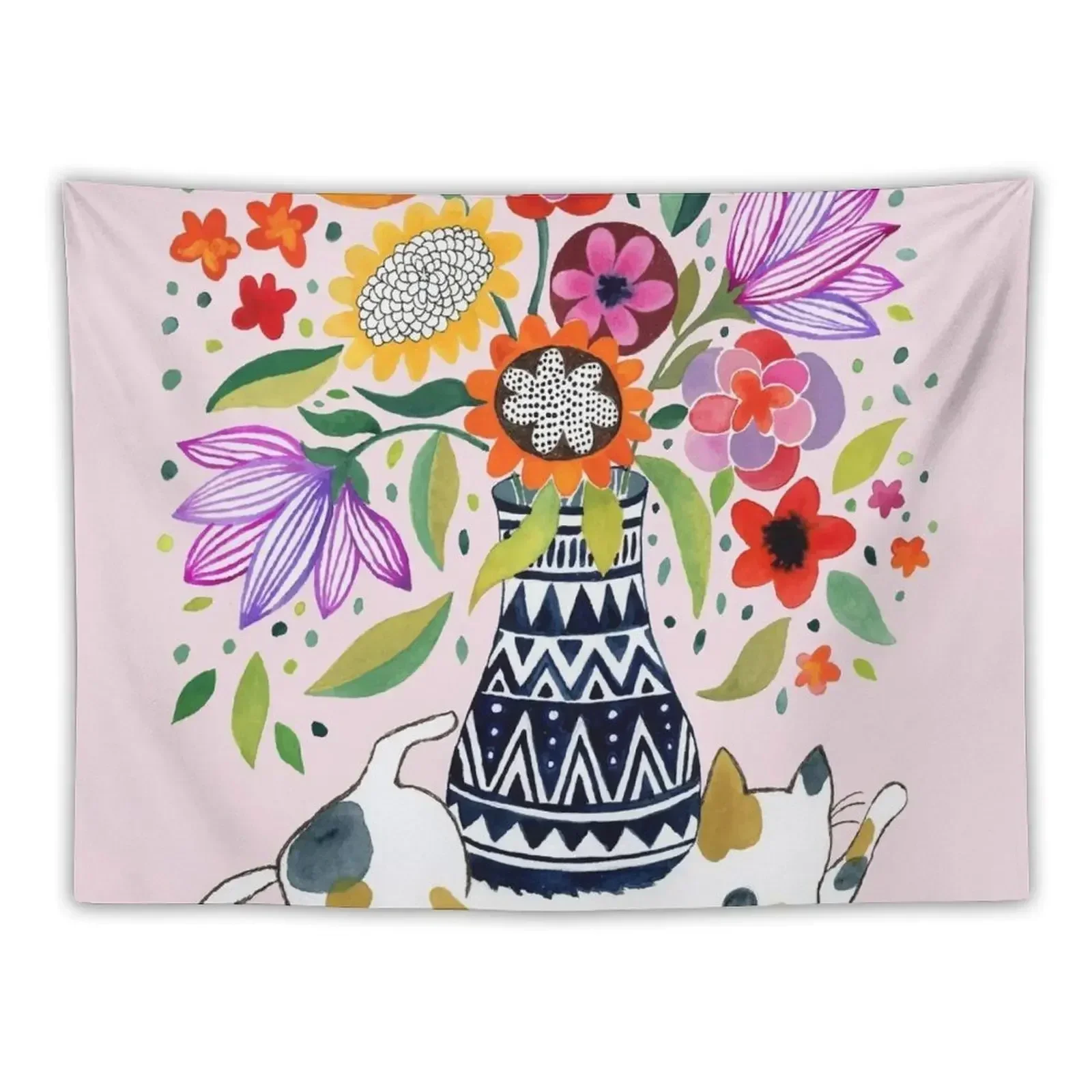 Calico Bouquet Tapestry Bedrooms Decor Wallpapers Home Decor Tapestry