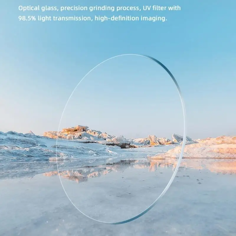 F62C Aluminum Frame Lens Filter for GO3/GO2 Cameras Enhances Your Photography Experiences UV/CPL/ND8/ND16/ND32 Optional