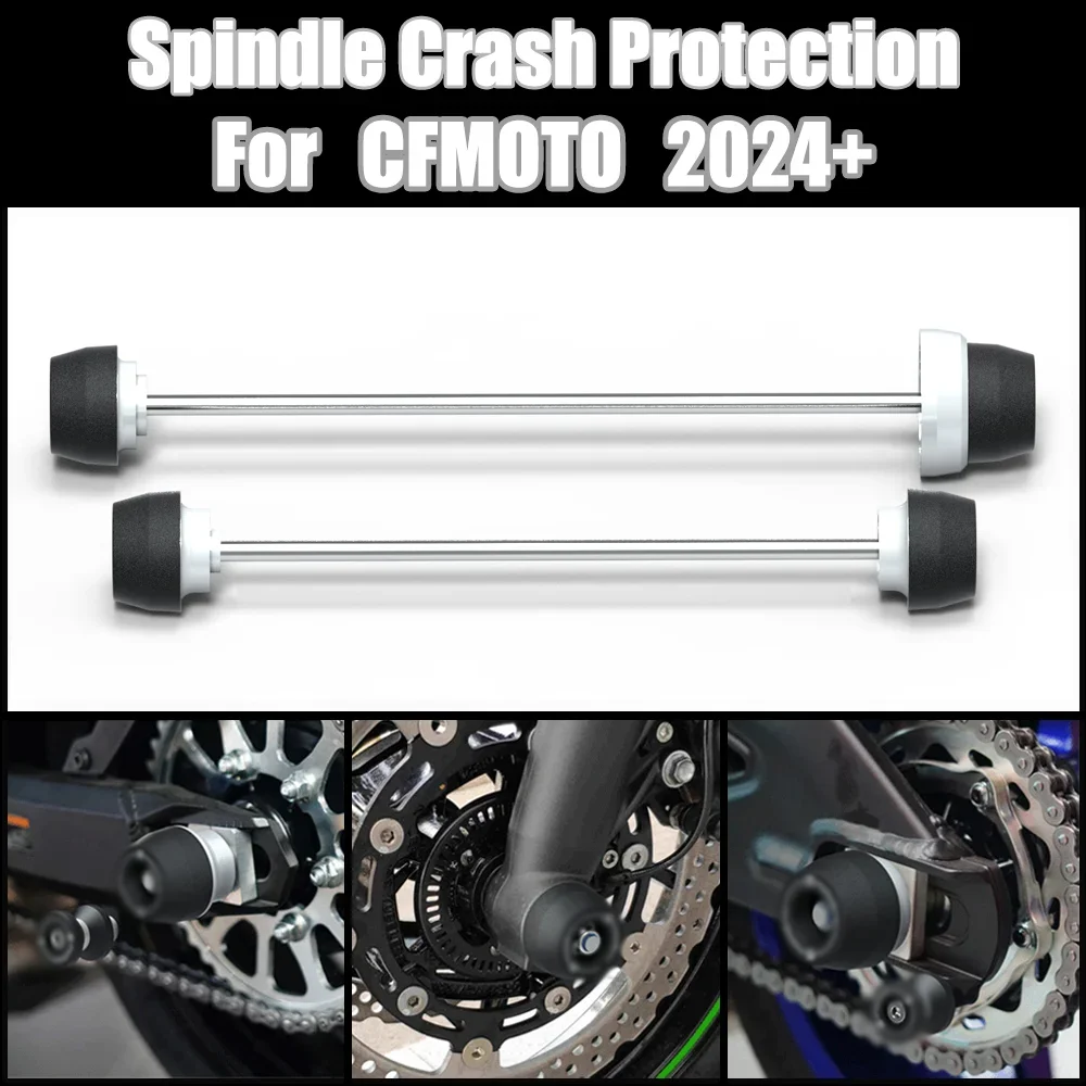 CFMOTO 675SR-R  For CFMOTO 675SR-R CF MOTO 675SR R 2024+ New Motorcycle Front Rear wheel Spindle Crash Protection