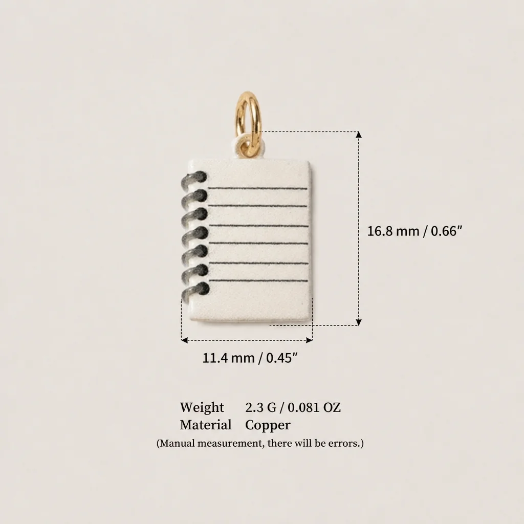 Neue personalisierte und beliebte Schreibwaren-Serie: Notizbuch, Rucksack, Radiergummi, DIY-Anhänger für Schmuck. – Detail 4