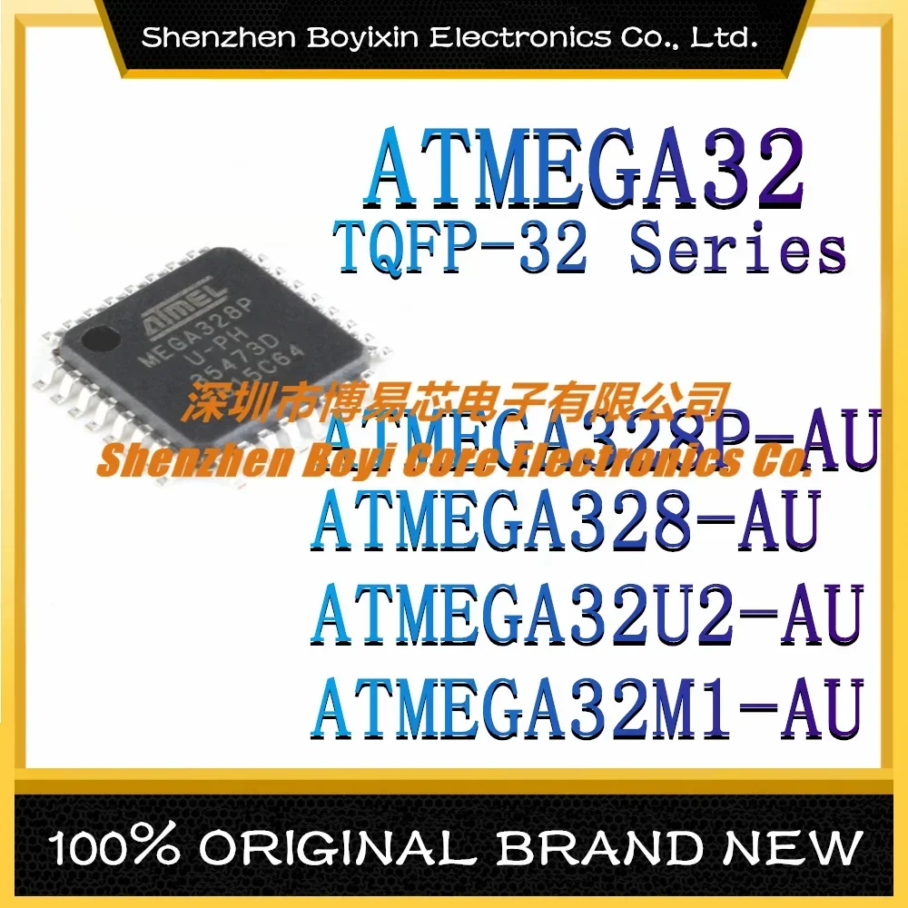 ATMEGA328-AU ATMEGA328P-AU ATMEGA32U2-AU ATMEGA32M1-AU Package:TQFP-32 New Original Genuine