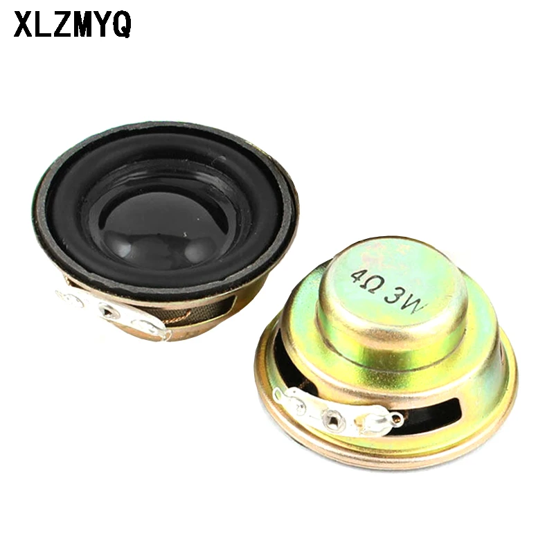 

10pcs Mini Speakers 3W 4R Amplifier Rubber Gasket Loudspeaker Trumpet 3 Watt 4 ohms Speaker Horn Diameter 40MM DIY Kit