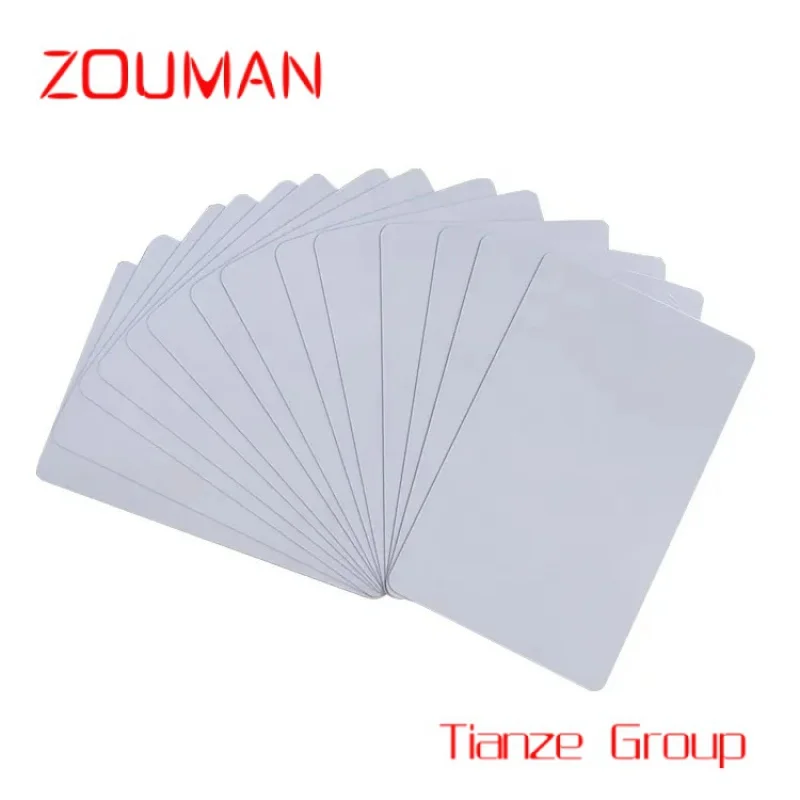 Custom , High Quality Printable CR80 Sublimation Plastic White Id Business Blank PVC Card