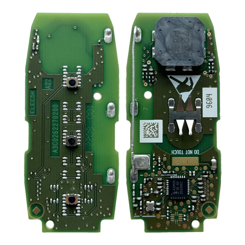 S 180146106 285E3-5MS0C Oryginalny inteligentny klucz zdalny z 2 przyciskami do chipa Nissan Qashqai 433,92 MHz 4A