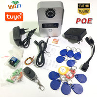 Tuya Smart Doorbell Wifi Video Intercom POE 1080P Camera Android/IOS Phone Motion Sensor Alarm Home Office Wireless Gate Opener