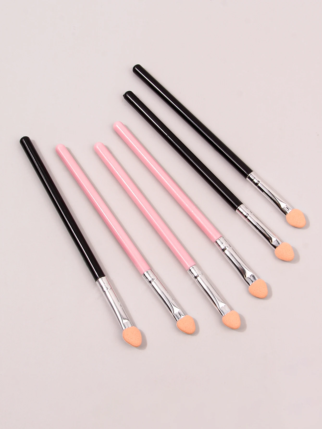 6PCS Premium latex single-head double-sided eyeshadow Brush Eyeshadow Stick Makeup tool Sponge Head Smudge Brush