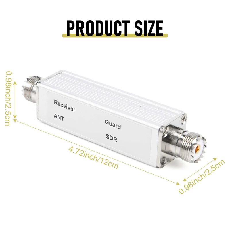 SDR Receiver Antenna Protector Guard 1000W Transmitter Signals For Preamplifier RF Sensitive Radio Receiver Protector