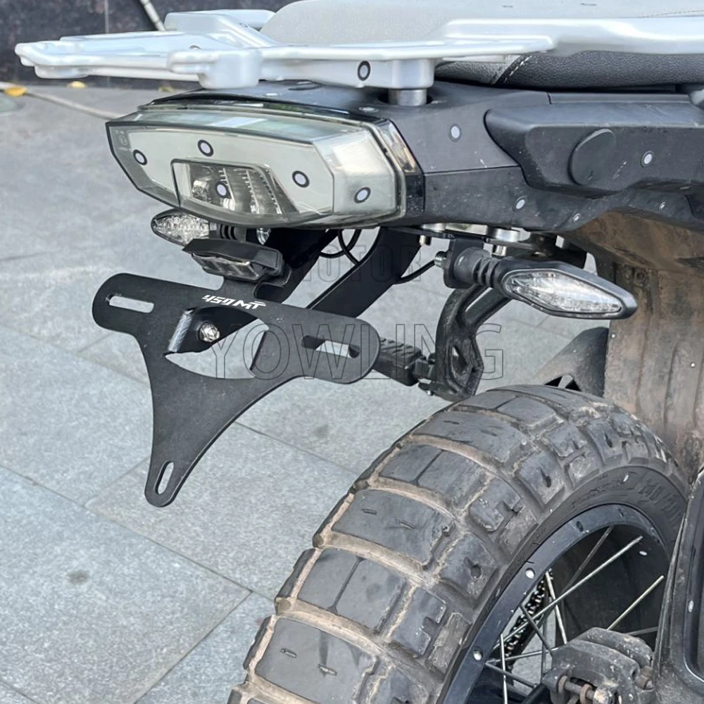

MT450 Accessories License Plate Bracket Tail Tidy Fender Eliminator Number Holder Support For CFMOTO CF MOTO 450MT 450 MT MT 450