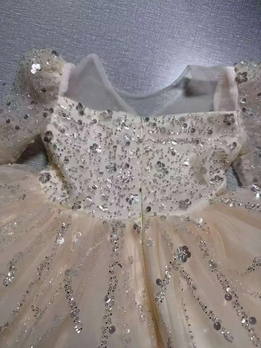 custom-flower-girl-dress-wedding-dress-birthday-party-dress-long-sleeve-sequin-tulle-princess-gown-pageant-formal-dress-for