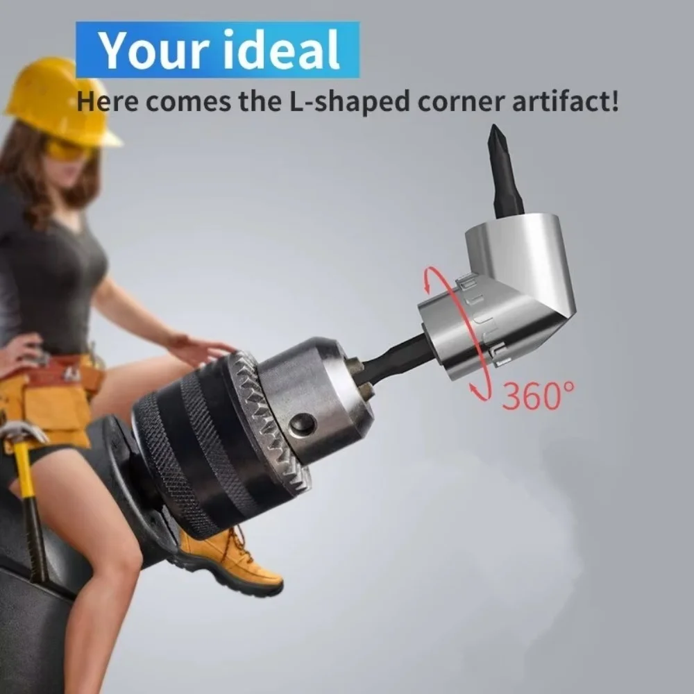 105 Degree Bending Screwdriver Joint Screw Driver Socket Holder Adapter Hexagonal Handle Conversion Connect Rod Tool Accessories