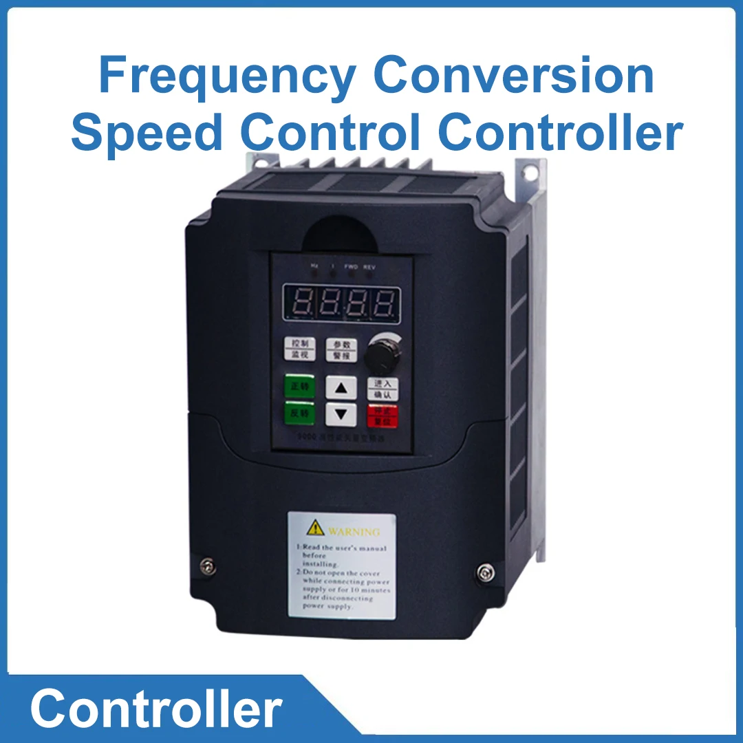 5.5KWSingle-phase 220v To Three-phase 380v Frequency Converter 5.5kw Motor Frequency Control Unit VFD Use High-performance Chips