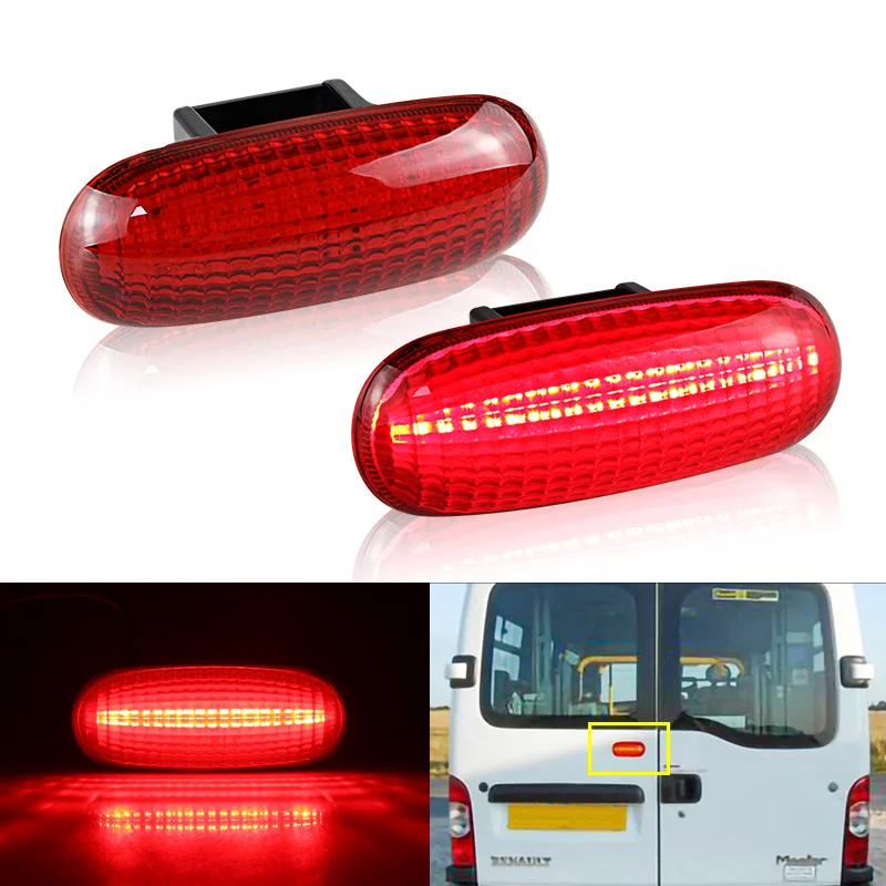 

Светодиодный задний 3-й стоп-сигнал с высоким креплением, стоп-сигнал, задний фонарь для Renault Master II/Opel Movano A 1998-2010 7700352940 265000QAA