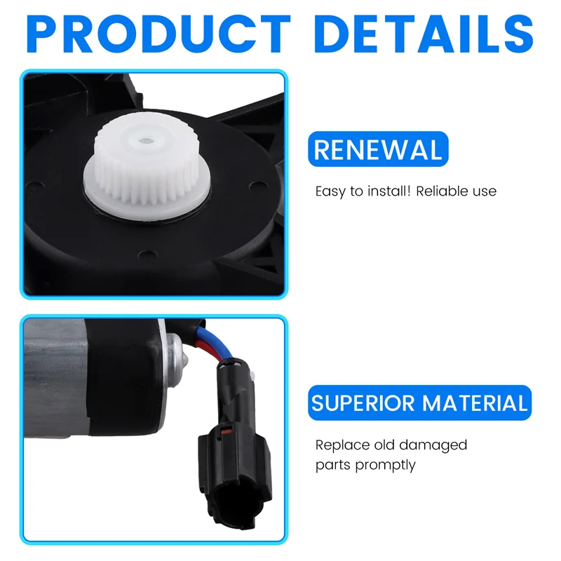 

НОВЫЙ автомобильный передний/задний подъемный двигатель для Ssangyong Rexton 2001 2012, двигатель подъемника стекла прямой посадки двери