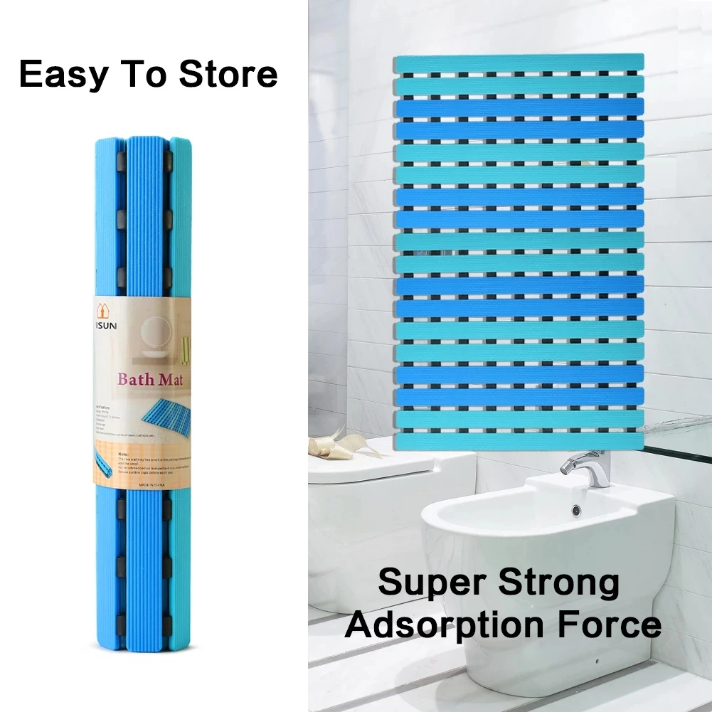 Shower Bath Mat Non-Slip Bathroom Mat Household Kitchen Bathroom Children\'s Protection Carpet Shower Safety Anti-mold Mats