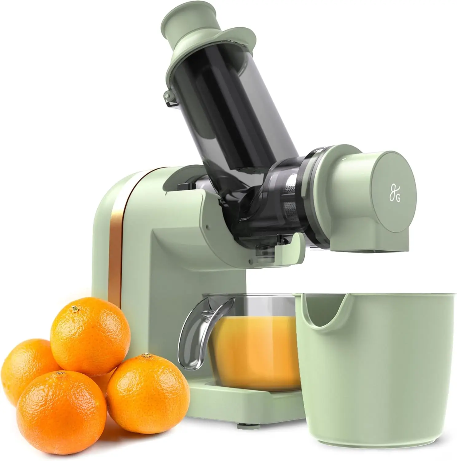 

Cold Press Juicer, Powerful Slow Masticating Juice Extractor with Quiet Motor for Fruits and Vegetables, High Juice Yield