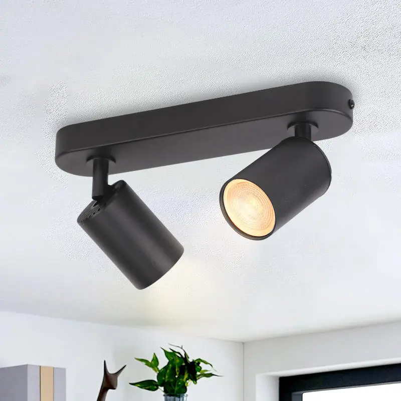 Ceiling Lamp LED Shop Chandelier Bedroom Corridor Track Spot Light for GU10 Bulb Replacement Lustre Home and Decor LED Pendant