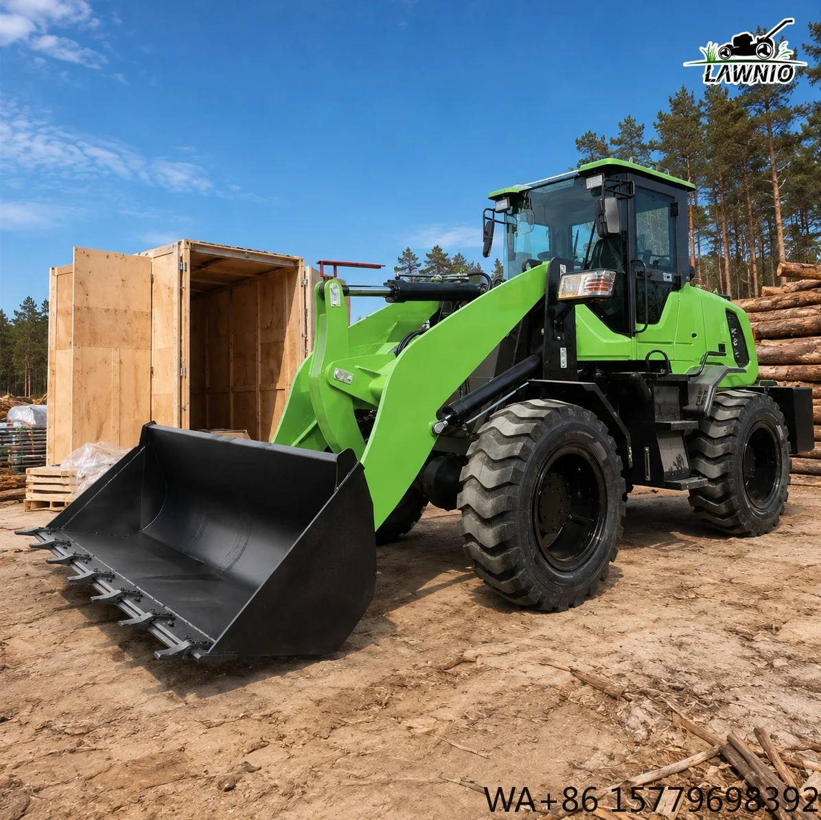 New Model Wheel Loader  Load Sensing Full Hydraulic Steering with Multi Purpose Operation for Construction  Loader