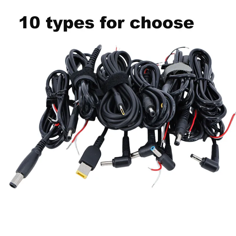 20AWG 5A DC Power Cable Cord Connector 5.5x2.5 4.5x3.0 7.9 7.4x 5.0 4.0x1.7mm Jack Plug Charger Adapter Supply for pc Laptop N6