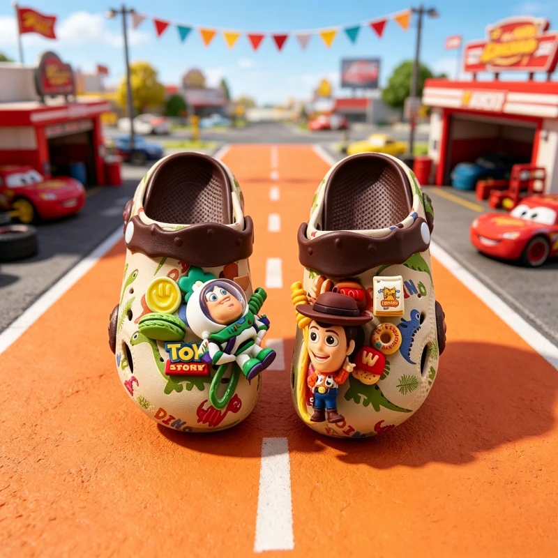 

Anime 2026 New Toy Story Clogs Non Slip Lightweight Beach Toddler Outfit Indoor Outdoor Shower Outfit For Little Summer Gift