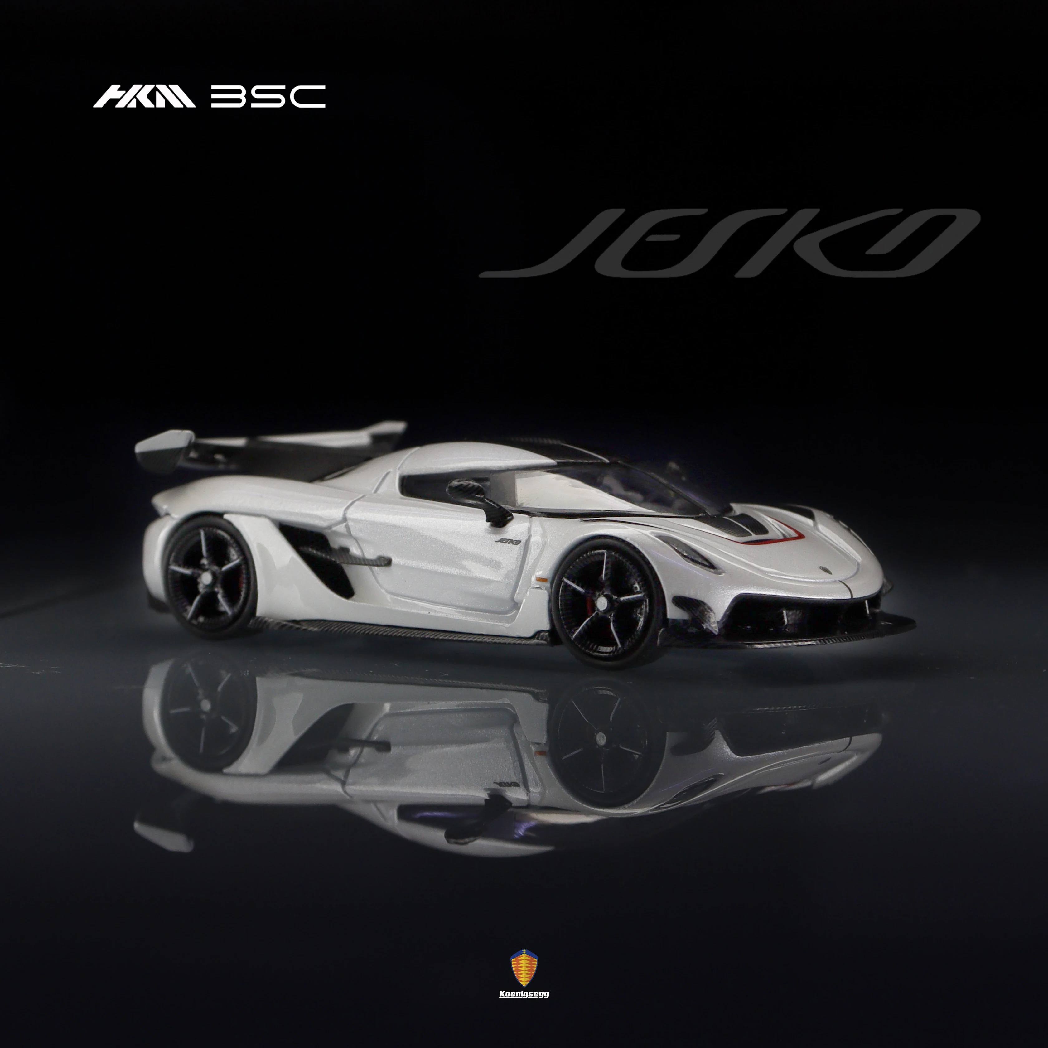 BSC HKM Premium 1:64 Jesko Attack limited999 Diecast Model Car