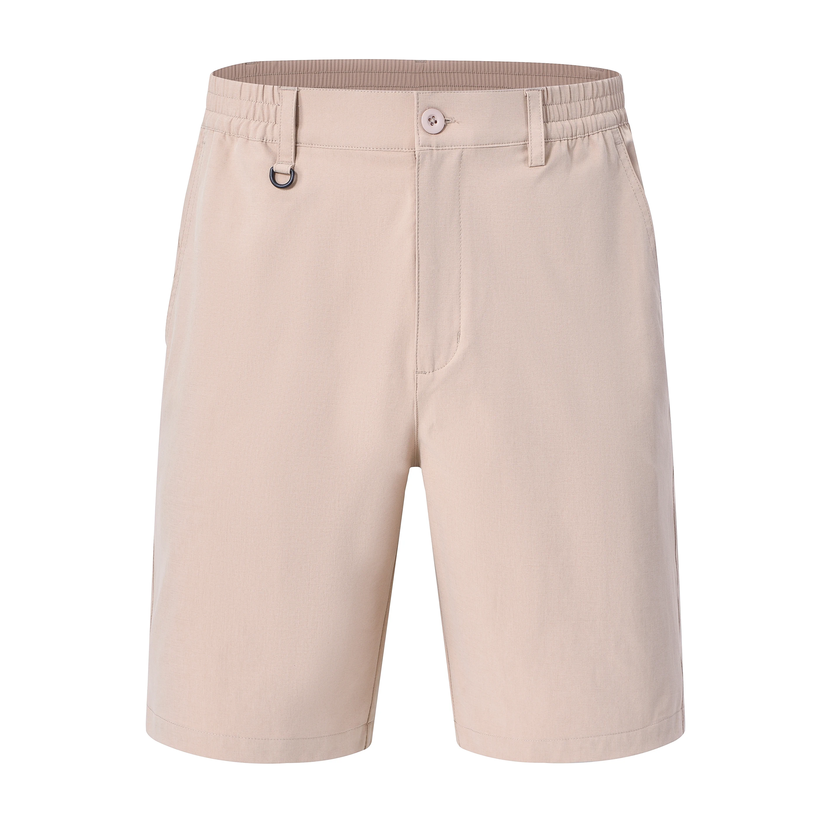 Sommer Herren Freizeitshorts Business- & Golf-Hosen, Atmungsaktive Relaxed-Fit-Shorts mit Schnellverschluss-Taschen – Detail 6