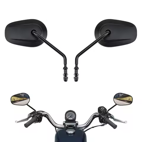 Motorcycle Mirrors For Harley Touring Road King Fat boy Sportster XL 883 1200 Dyna Softail Street Bob low Rider