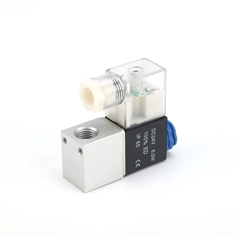 

2V025-06/08 DC12V DC24V Ac220v AC110V AC24V Air Two-Position Two-Way Electromagnetic Valves Pneumatic Solenoid Valve