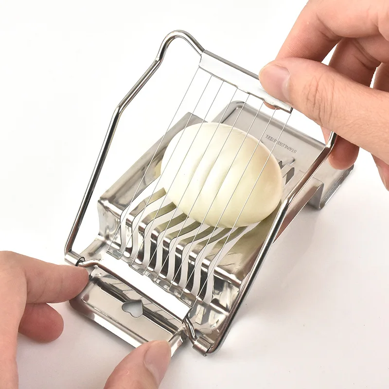 

Stainless Steel Egg Cutter Wire Egg Slicer For Hard Boiled Eggs Kitchen Accessories Kitchen Gadgets And Accessories