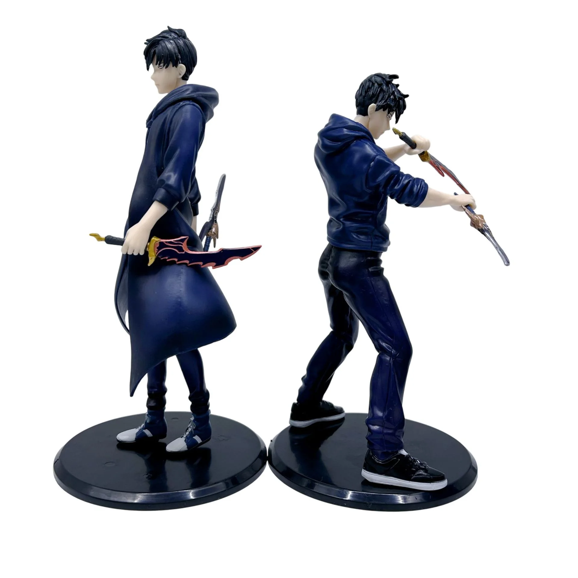 Inverno nova chegada anime figuras colecionáveis-2 peças ornamentos modelo monarca atualizado, decorações de mesa, presentes de natal