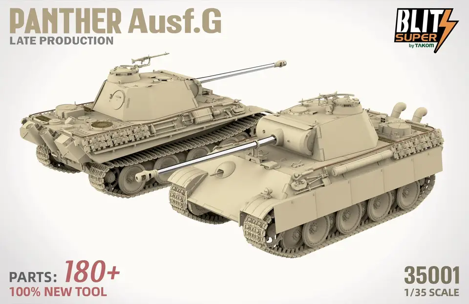 TAKOM 35001 1/35 Panther Ausf.G Late Production (Blitz Super