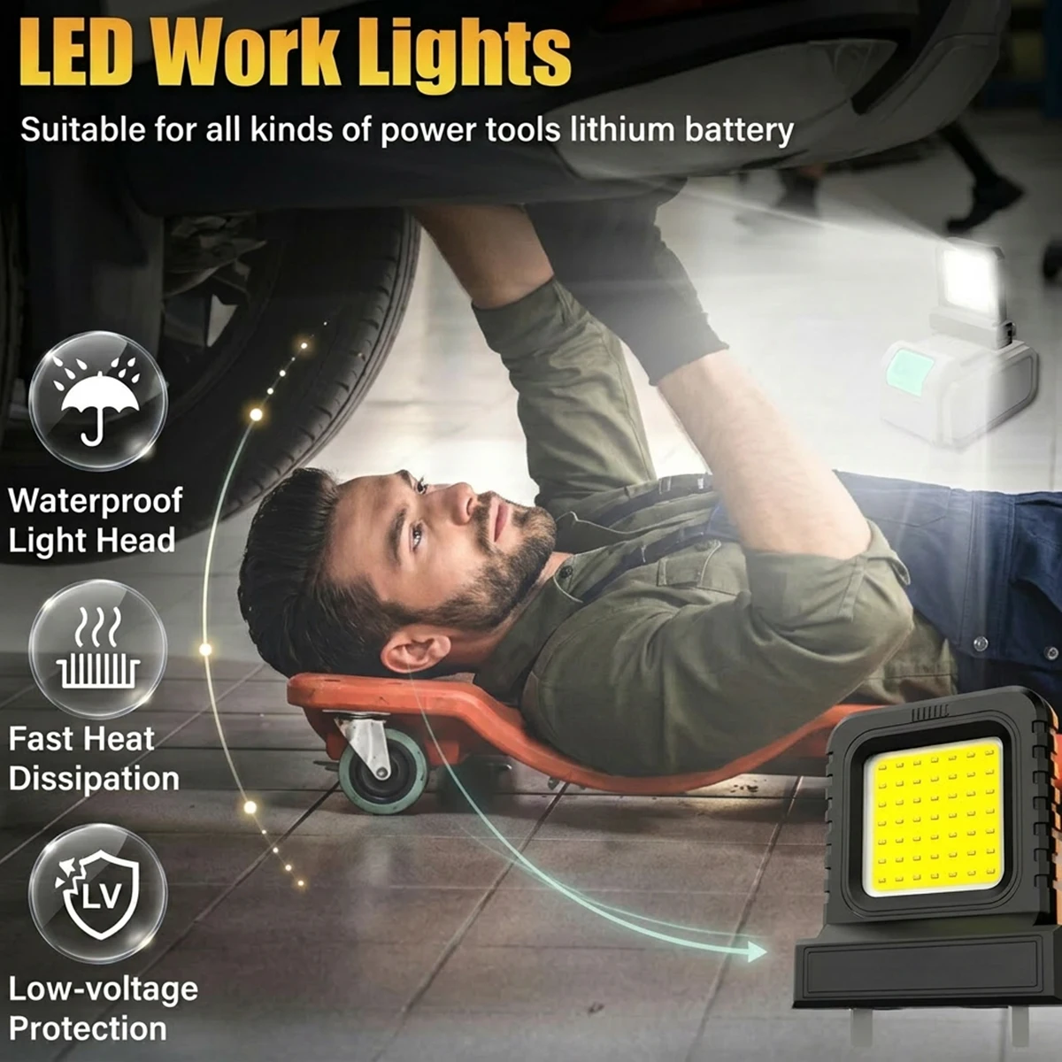 LED Çalışma Lambası Taşınabili - Power Tools For Construction Work incelemesi ve fiyatı