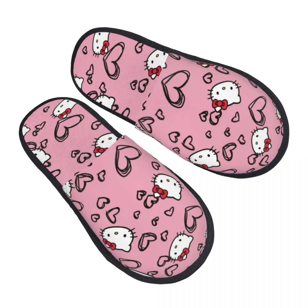 

Комфортные тапочки из пены с эффектом памяти «Hello Kitty», женская домашняя обувь для спа-салона на заказ