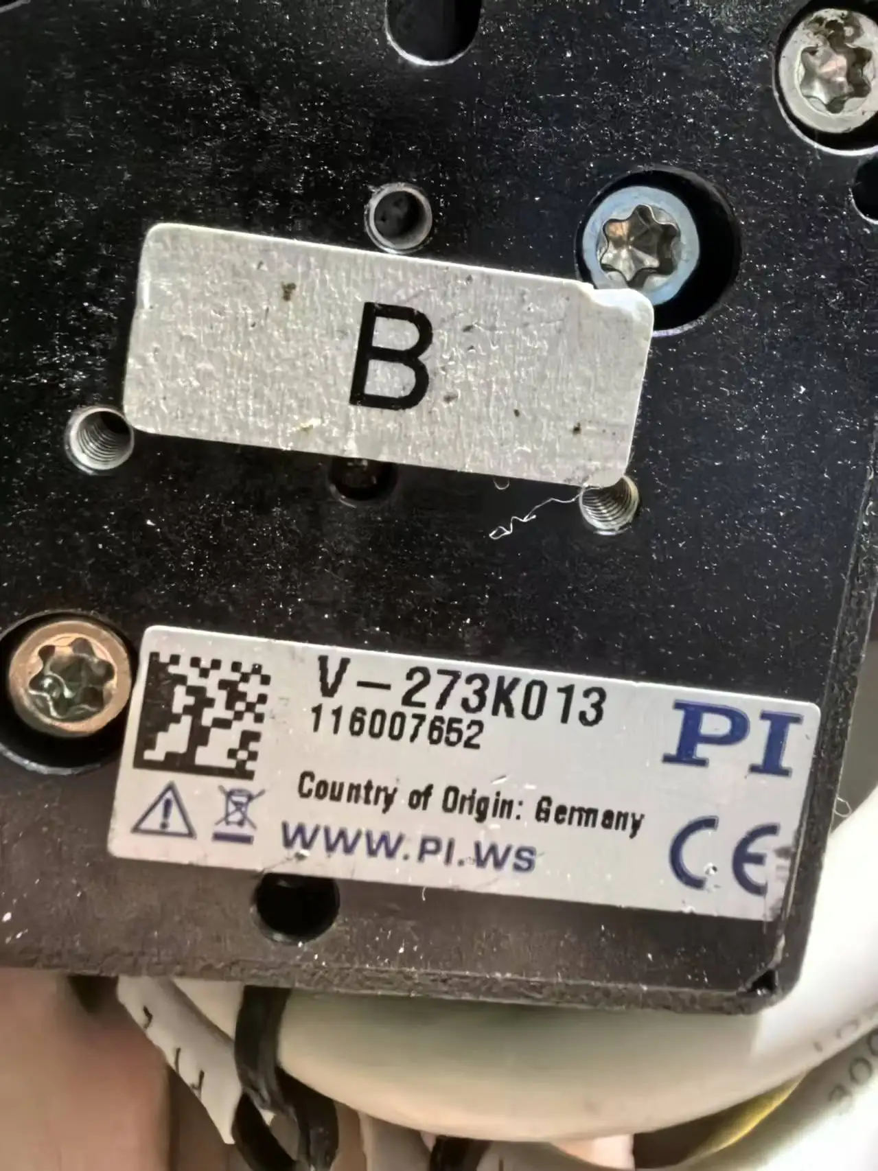 Controlador servo de passo PI C-413K009 com controlador de motor PI V-273K013 e cabos