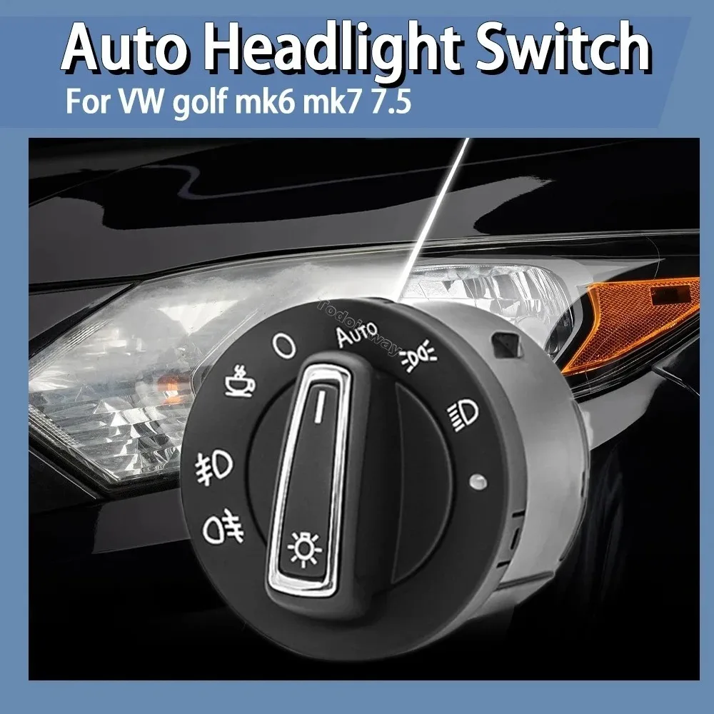 

Auto headlight switch button far light sensor for VW golf 4 Jetta mk5 golf mk7 mk6 passat b5 b6 polo 9N beetle tiguan 2 interior