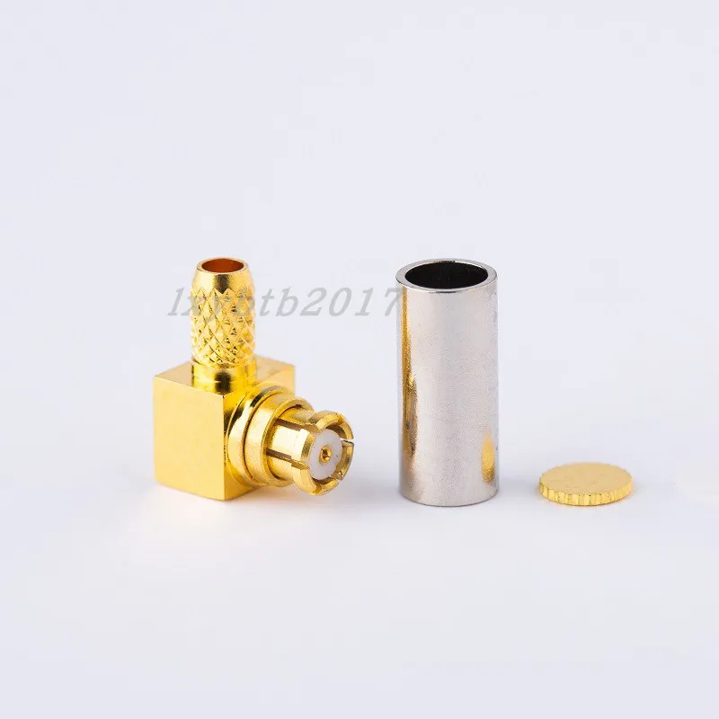 

SMP-KW3 Bent Female RF Connector Crimp RG174 Suitable for RG316 Female SMP-C-KW1.5