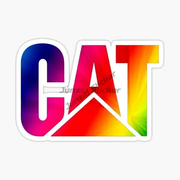 Caterpillar CAT Logo Graphic Hot Sale Direct Selling Drop Shipping Vinyl Sticker Excavator Forklift Window Truck Camper Helmet